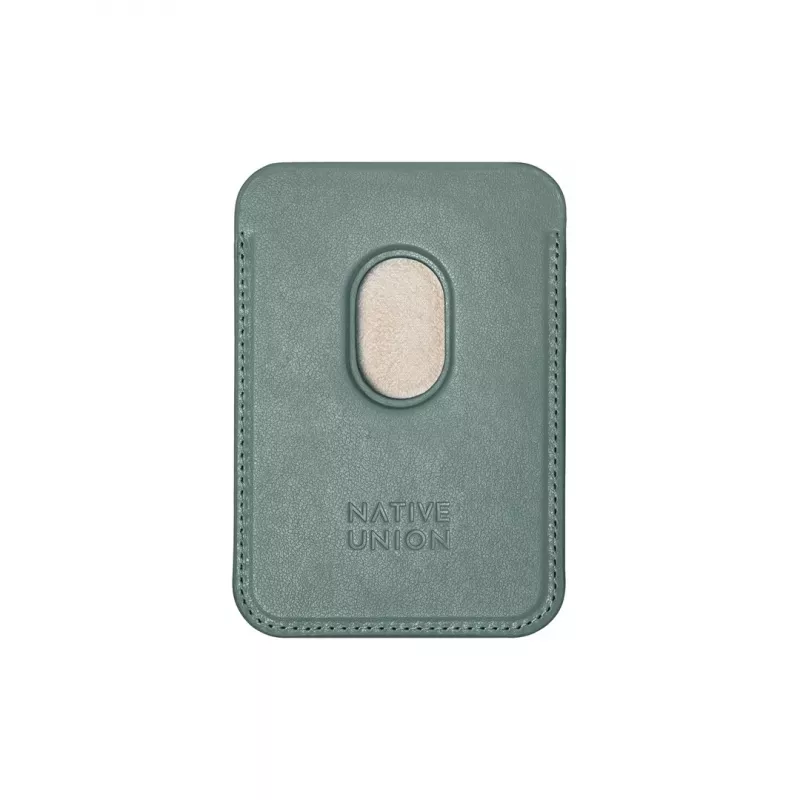 Funda cartera native union (Re)Classic verde compatible con iPhone 15/15 Pro/15 Plus/15 Pro Max, iPhone 14/14 Pro/14 Plus/14 Pro Max, iPhone 13/13 Pro