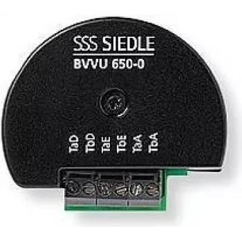 Siedle BVVU 650-0. Color del producto: Negro, Compatibilidad de marca: Siedle (200032250-00)