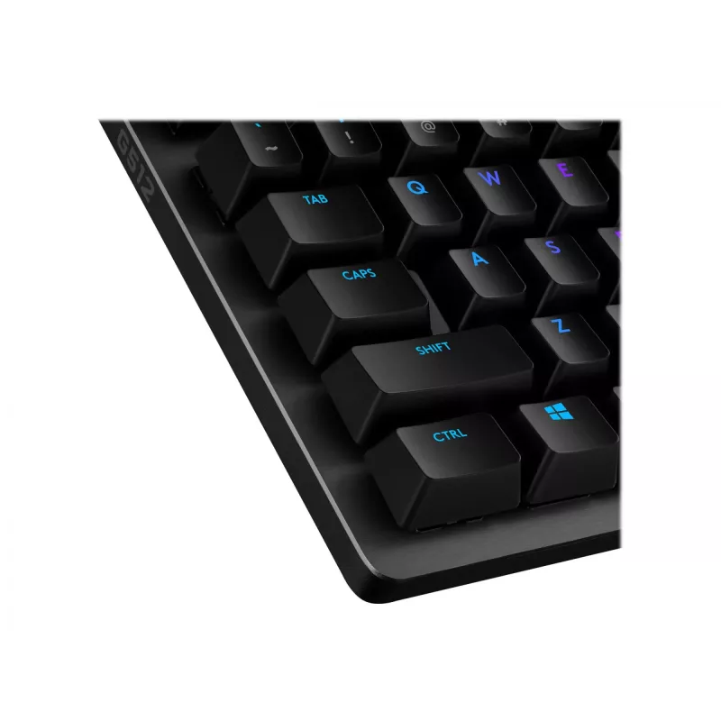 Logitech Gaming G512 - Teclado - Retroiluminación - USB - QWERTY - Español - Interruptores: GX Brown Tactile - Carbón