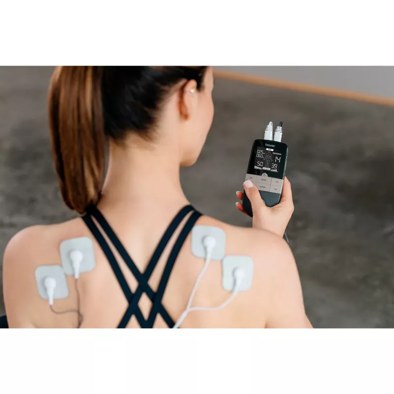 Electroestimulador TENS/EMS Beurer EM 1 RELIEF+ (modelo 60428) antracita