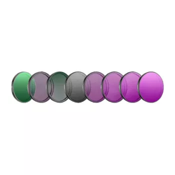 Set de filtros para DJI Action 6 (CPL/MCUV/ND8/16/32/64/LPR de contaminación lumínica/Black Mist 1/4)