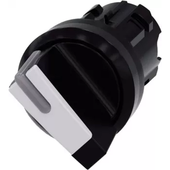 Siemens 3SU1002-2BF60-0AA0 actuador eléctrico negro, blanco