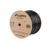 Cable de red Lanberg LCU6-21CU-0305-BK negro 305 m Cat6 U/UTP (UTP) para exterior
