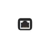 Unitek A1026BK acoplador RJ45 hembra a hembra, Cat.6, 1 Gbps, negro