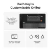 Teclado mecánico Keychron Q1 Max 75% con interruptores Banana, Carbon Black