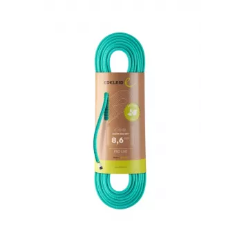 Cuerda de escalada Edelrid Rope Siskin Eco Dry 8,6 mm, 60 m, icemint
