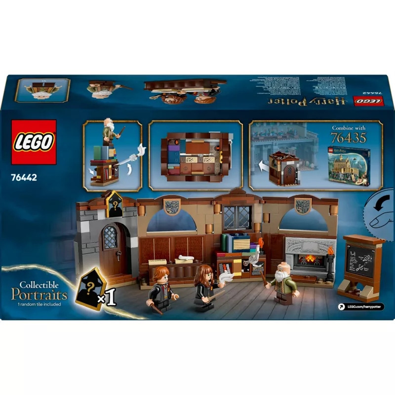 Set de construcción LEGO Harry Potter Clase de encantamientos del castillo de Hogwarts 76442 – 204 piezas, 3 minifiguras, para niños a partir de 8 años