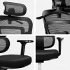 Silla de oficina giratoria mark adler Expert 4.9 modelo 5701-65776 — malla, reposacabezas regulable, soporte lumbar, altura de asiento 44–52 cm, carga máx. 150 kg