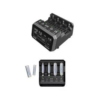 Cargador de baterías SKYRC NC2200 4 canales para pilas AA/AAA 2200 mAh
