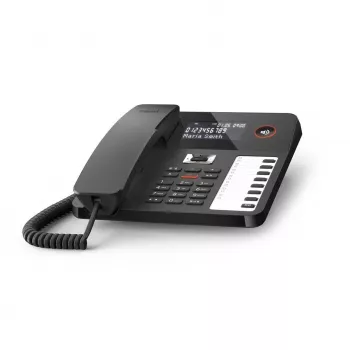 Teléfono DECT Gigaset DESK 800A Terminal con cable 200 entradas de agenda Negro