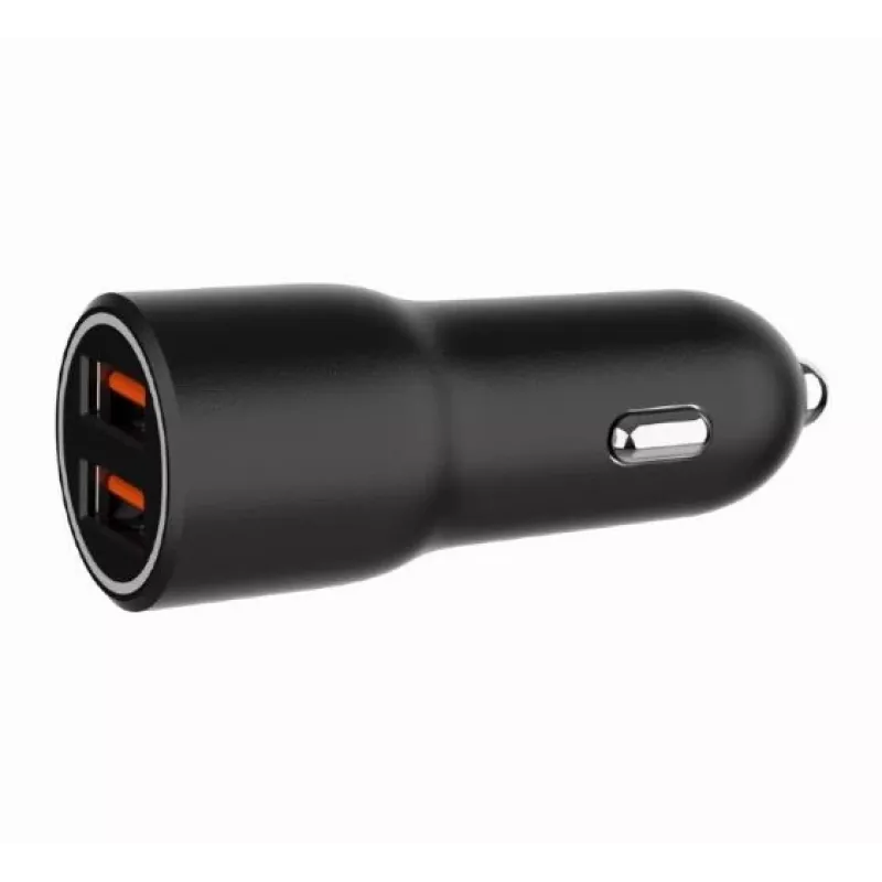 Cargador de coche para dispositivos móviles Gembird TA-UC-A2QC36-CAR-01, 36 W, 12–24 V, mechero, negro