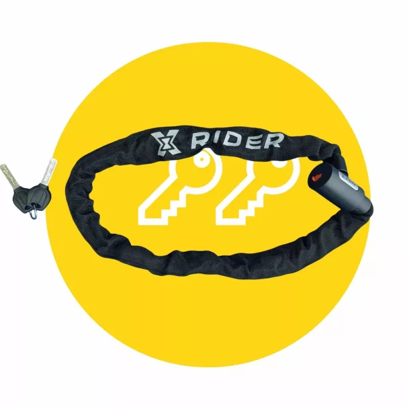 Candado de cadena para bicicleta MANTA XR00LC01 6x900mm