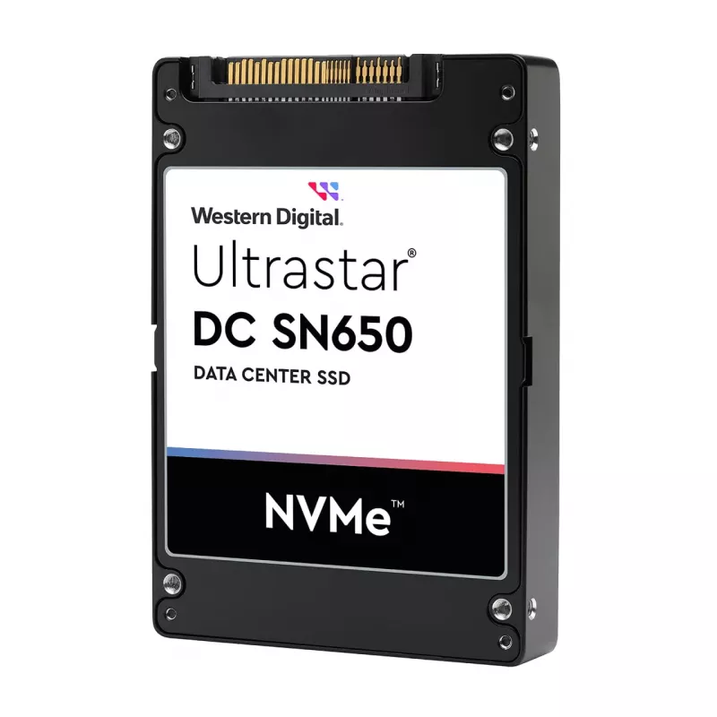 Unidad SSD WESTERN DIGITAL Ultrastar DC SN650 7680 GB U.3 PCIe TLC ISE