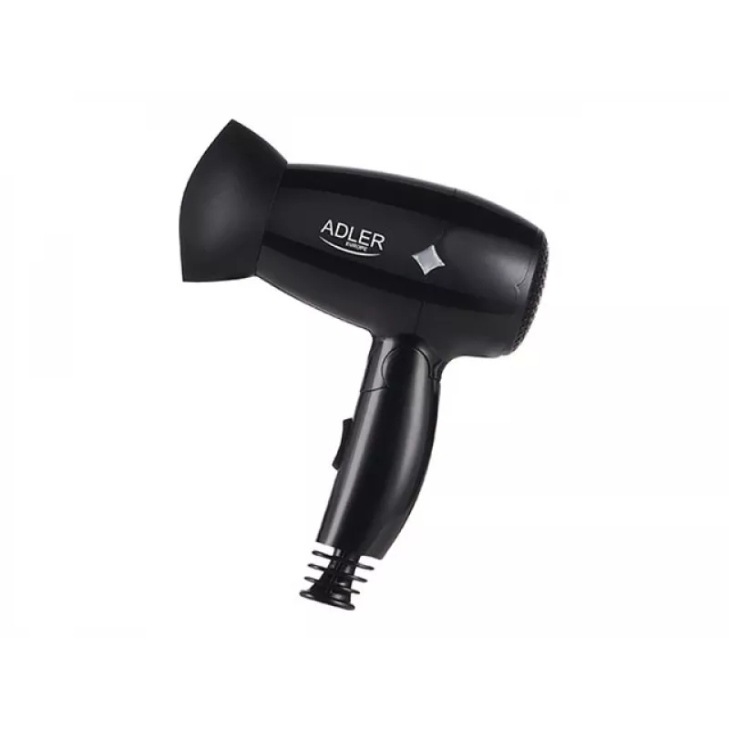Secador de pelo Adler AD 2251, 1400 W, 2 velocidades, 2 niveles de calor, negro