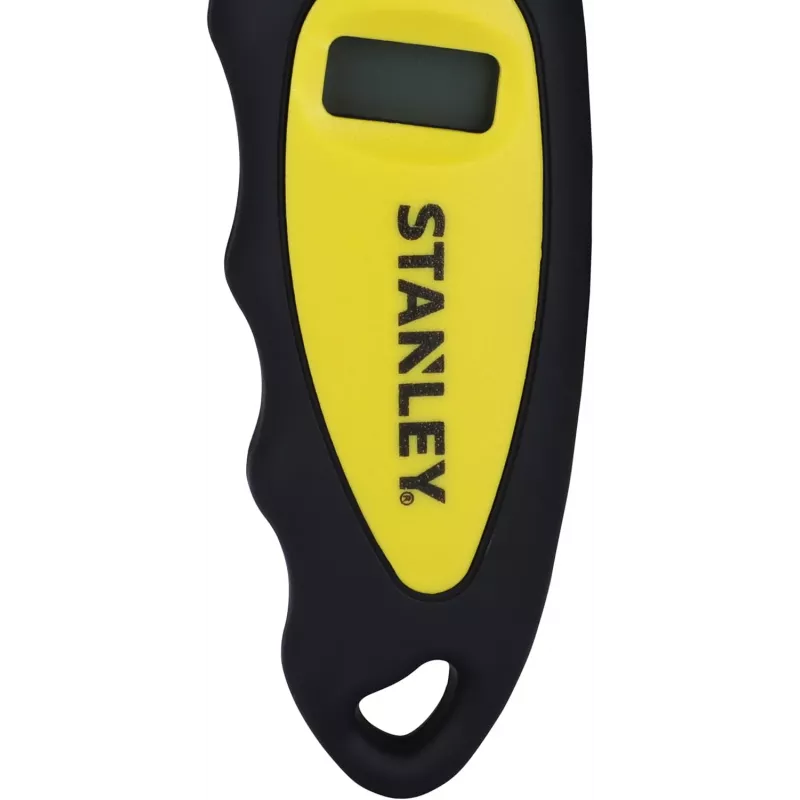 Comprobador digital de presión de neumáticos STANLEY STHT80874-0, 0–100 PSI, pantalla LCD