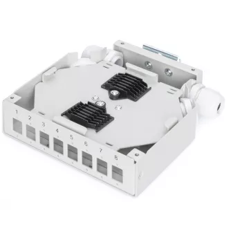 Caja de empalme Digitus DN-96891 para 8 acopladores LC/DX