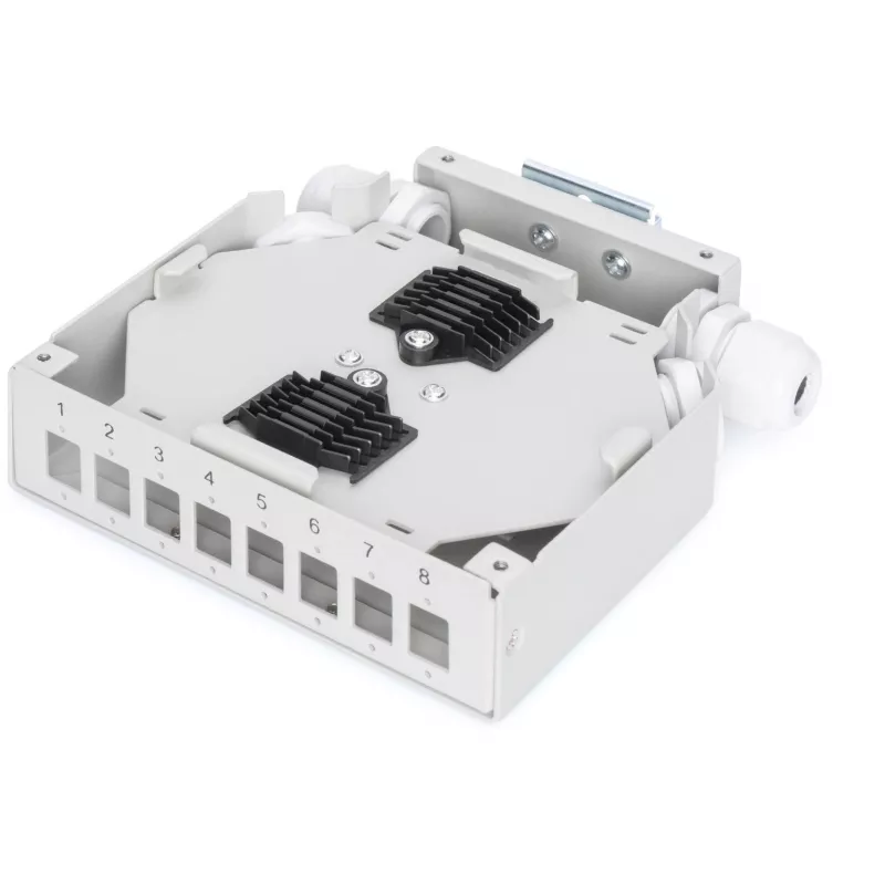 Caja de empalme Digitus DN-96891 para 8 acopladores LC/DX
