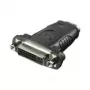 Wentronic Goobay Adaptador HDMI™ / DVI-I, conector hembra HDMI estándar (tipo A), negro - conector hembra HDMI™ de 19 pines > conector hembra DVI (24+5) (60752)