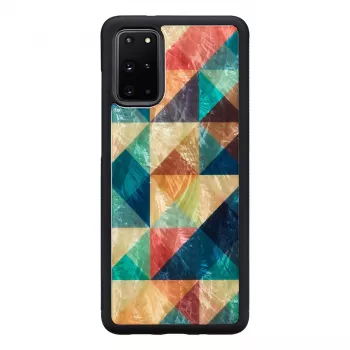 Funda protectora iKins para Samsung Galaxy S20+ Mosaik negro