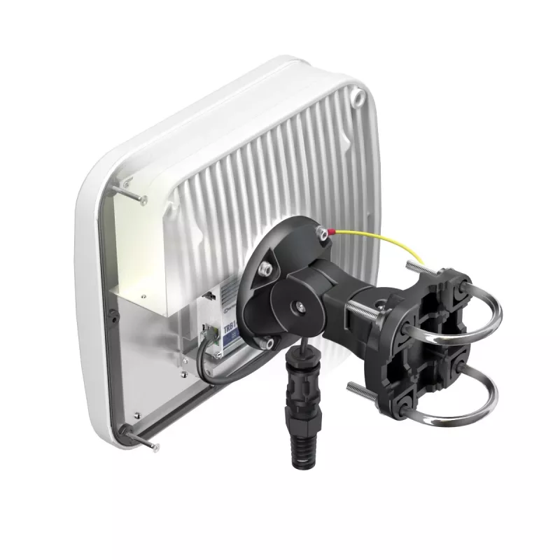 QuWireless QuMax A140M-A antena LTE direccional para Teltonika TRB140, PoE/LAN, 6 dBi, IP67, blanca