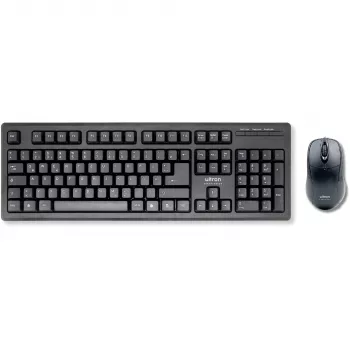 Ultron UMC-200 set de teclado y ratón con cable, negro