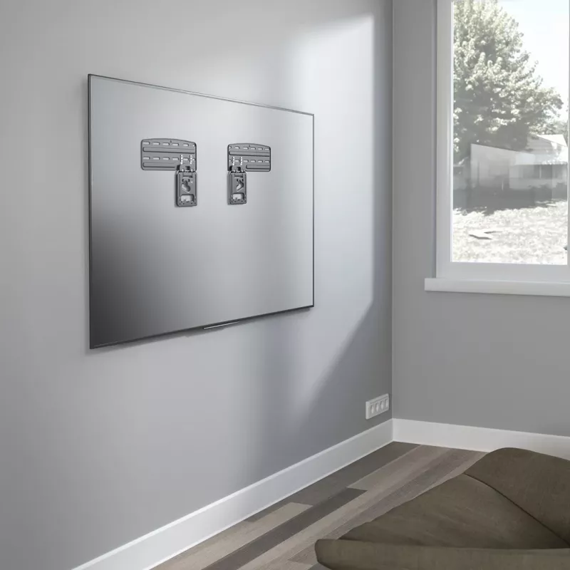 Soporte de TV Maclean, compatible con TVs Samsung QLED, 43-85, máx. 60 kg, MC-806 N