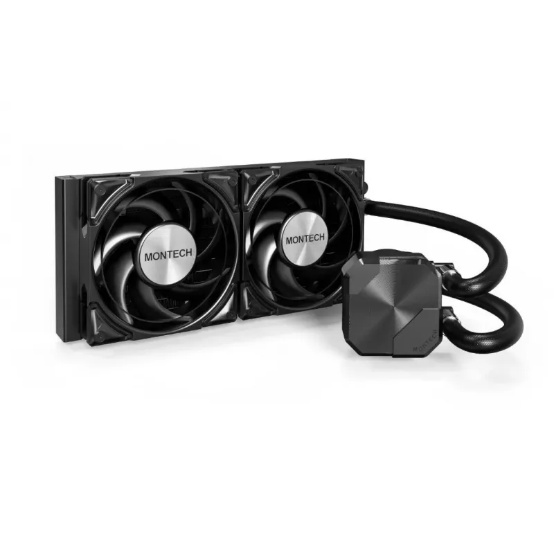 Montech HyperFlow Silent 240 refrigeración líquida todo en uno para procesador 12 cm negro 1 ud.