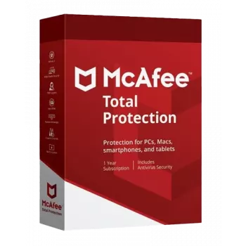 McAfee Total Protection 3 dispositivos 1 año