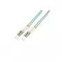 Logilink - cable de parcheo - LC multimodo (M) - LC multimodo (M) - 15 m - fibra óptica - 50/125 micrómetros - OM3 - libre de halógenos - aguamarina (FP3LC15)