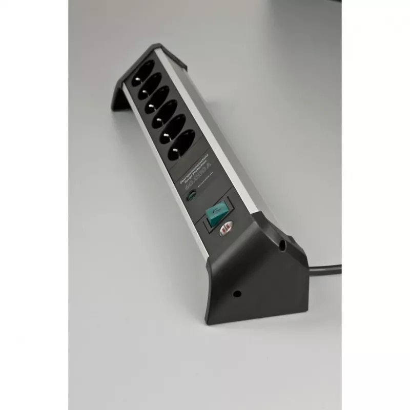 Alargador de corriente Brennenstuhl 1391020600 3m 6 salidas AC para interior negro plata