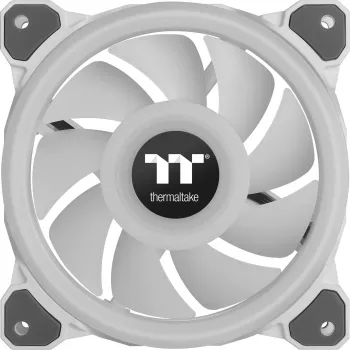 Ventilador de caja Thermaltake Riing Quad 12 ARGB 120mm pack de 3 blanco