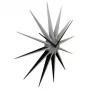 NeXtime Reloj 3051zi Nova, Ø50 cm, pared, negro/plateado
