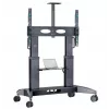 Soporte móvil para TV ONKRON TS2821-B para televisores de 70–110 pulgadas, negro, soporte con ruedas ajustable en altura