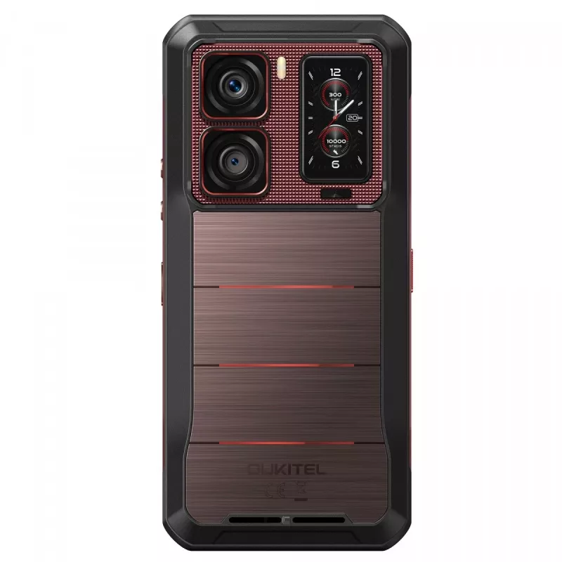 Oukitel WP300 smartphone 5G, 6,8 pulgadas, 12 GB de RAM, 512 GB, 16000 mAh, IP69K, Android 15, rojo