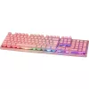 Deltaco GAM-021-RGB-P-DE - tamaño completo (100%) - USB - interruptores de membrana - QWERTZ - rosa