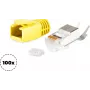 Conector de cable RJ-45 ShiverPeaks 72067-100Y amarillo