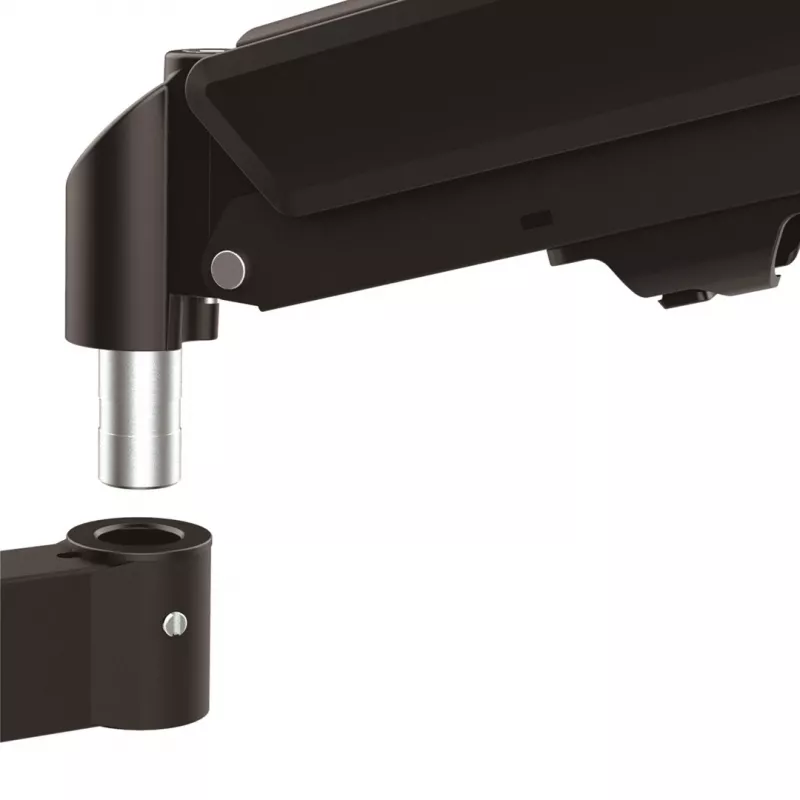 Soporte para 2 monitores Maclean, brazo de gas, 17-32 pulgadas, 2-10 kg, negro, MC-136