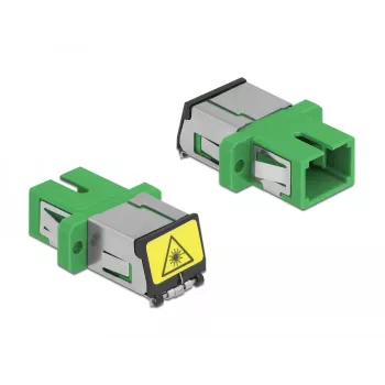 Acoplador de fibra óptica DeLOCK 86887 SC simplex conector hembra a SC simplex conector hembra