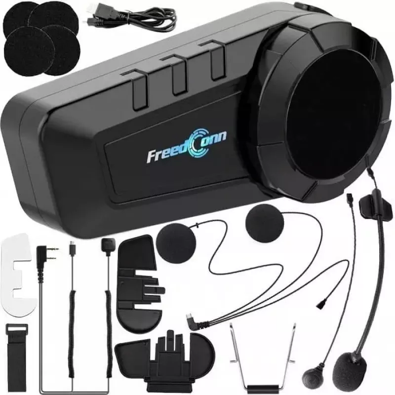 FREEDCONN KY-PRO SINGLE intercomunicador para moto, negro