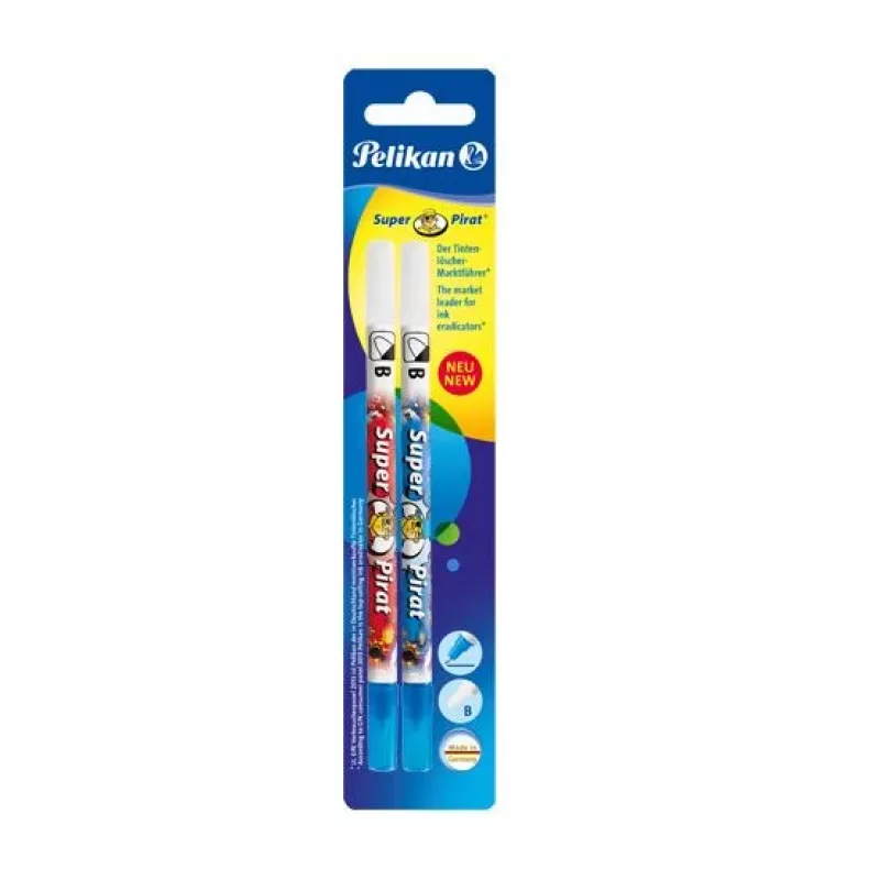 Goma de borrar Pelikan Super-Pirat F/B Multicolor 2 uds.