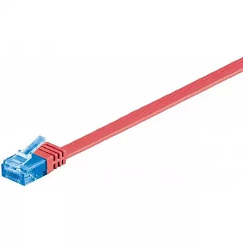 Cable patch Wentronic CAT6a U/UTP 3 m, conector RJ-45 macho/macho, oro, U/UTP (96333)