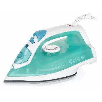 Plancha de vapor Emerio SI-110298.4 suela cerámica 2000 W verde blanco