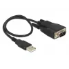 DeLOCK 62958 adaptador USB a RS-232, USB Tipo A, negro