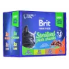 BRIT Premium Cat Sterilised Plate - Comida húmeda para gatos - 12x100g