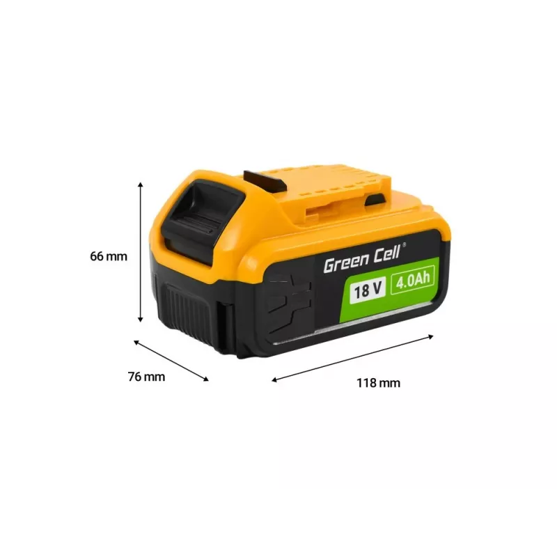 Herramienta inalámbrica a batería Green Cell PTDW18V4