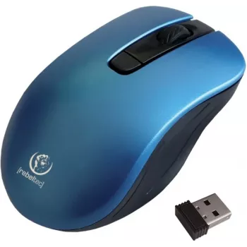 Ratón inalámbrico óptico Rebeltec STAR azul RBLMYS00057 interfaz