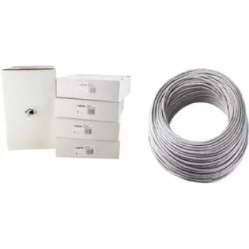 Cable de red S FTP Cat.6, PVC, blanco, 305m