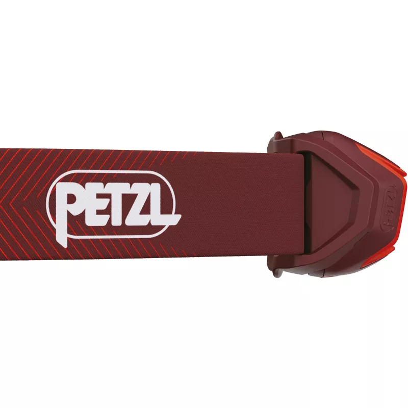 Linterna frontal Petzl Actik Core — LED, 100 lm, batería USB integrada de 1250 mAh, IPX4, roja
