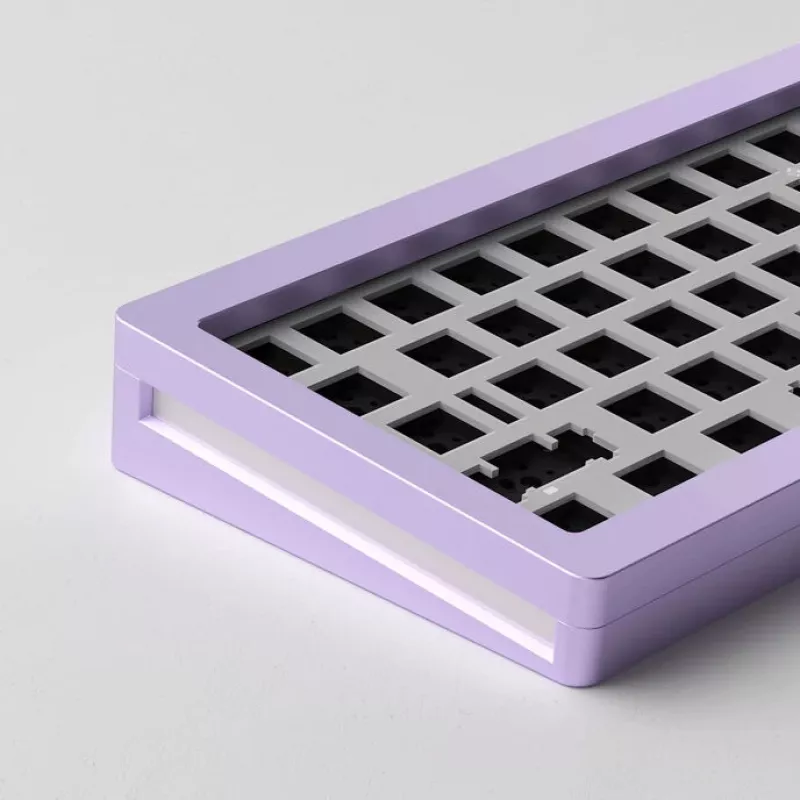 Carcasa para teclado gaming AKKO MonsGeek M7 VIA Barebone Kit — morada, kit barebone para teclados personalizados 60/65%