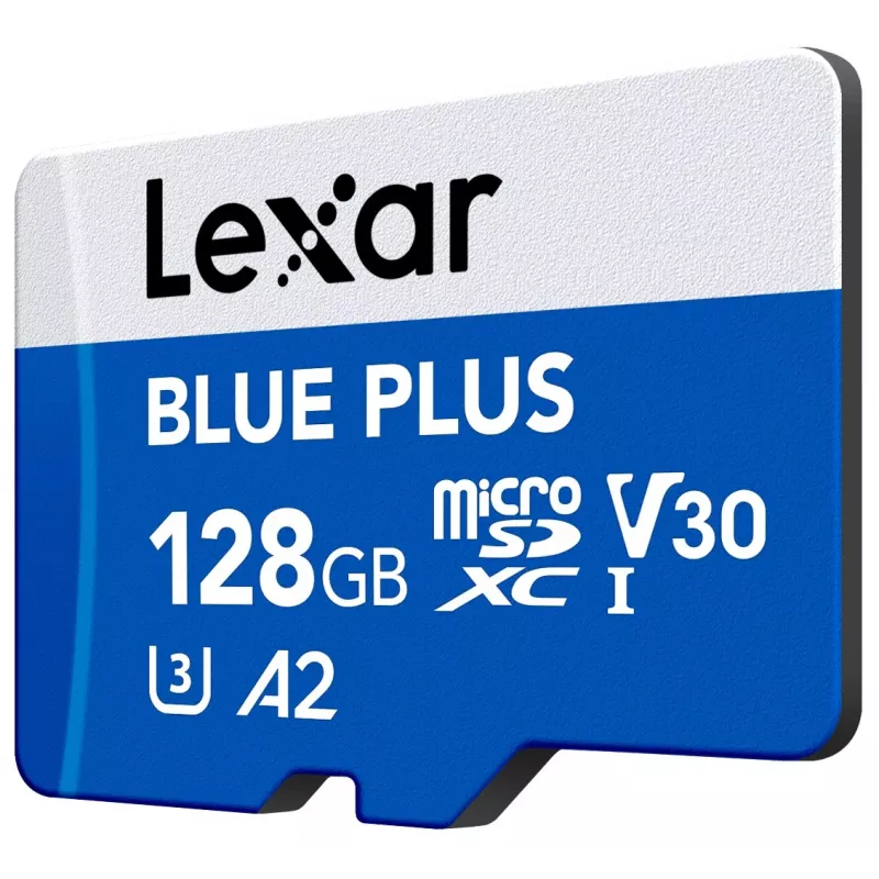 Tarjeta de memoria MicroSDXC Lexar BLUE PLUS 128 GB UHS‑I U3 V30 170 MB/s
